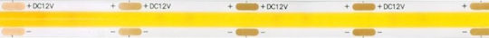 Eco Light Bandă LED 12V Alb Natural Lumină 5m Tip COB