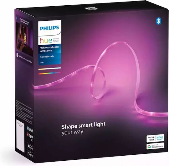 Philips Inteligent Bandă LED Wi-Fi 220V RGBW Lumină 5m