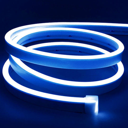 Rezistent la apă Bandă LED 12V Albastru Lumină 5m Tip COB
