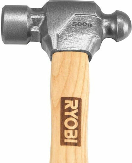 Ryobi Ciocanul 500gr cu Mâner de Lemn 5132006038