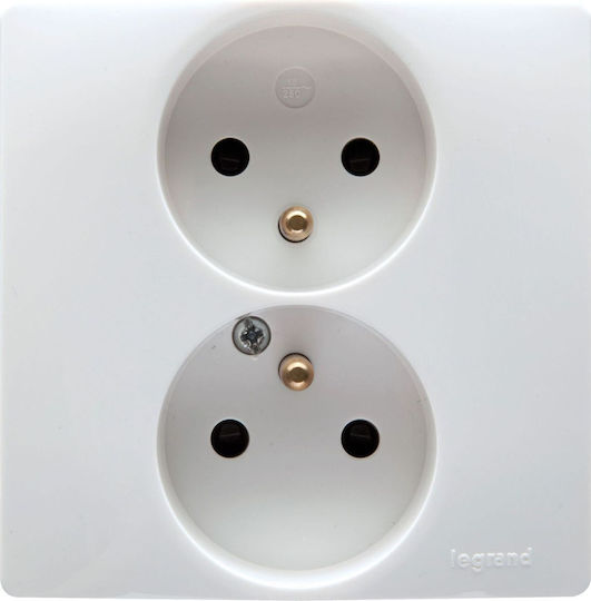 Legrand Power Socket White 1pcs