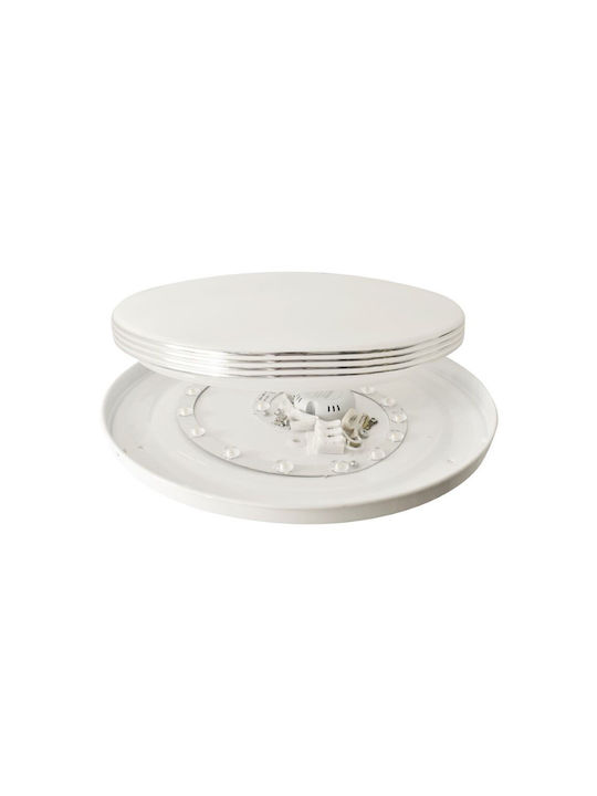 Eko Light Plafonieră de Tavan Baie 33buc Albă cu LED Integrat