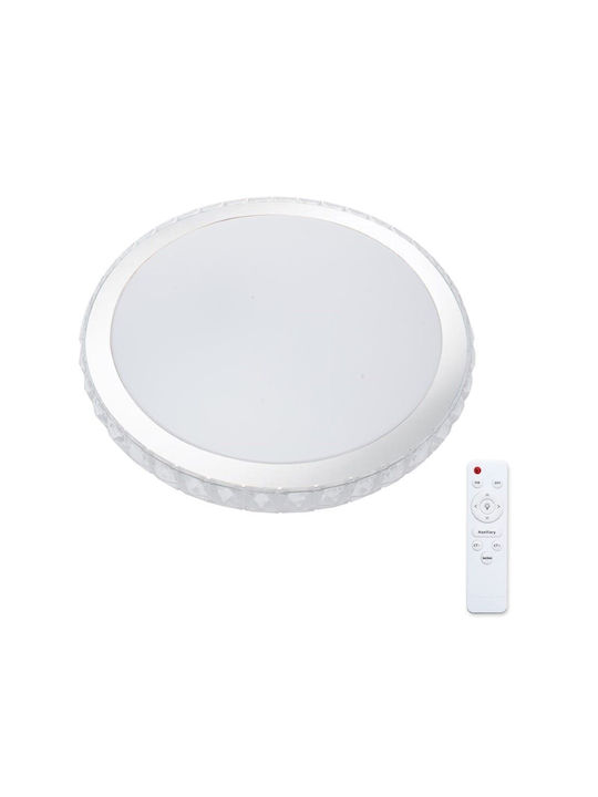 Eko Light Таванно осветление Бяла с Вграден LED и Дистанционно Управление
