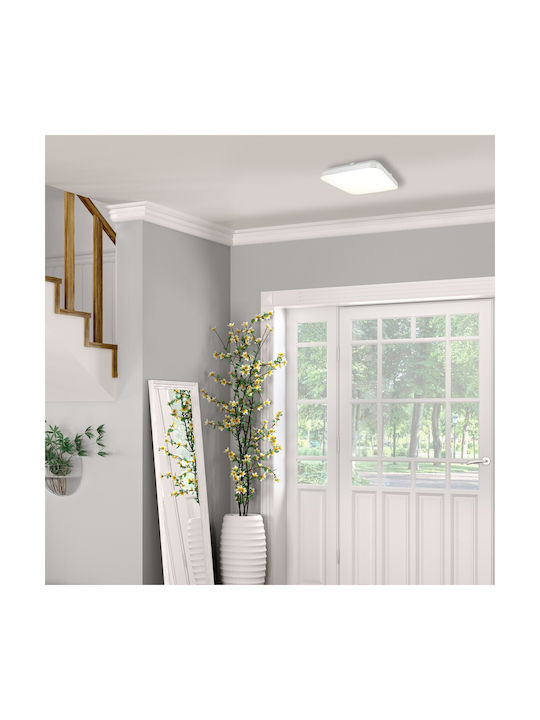 Eko Light Ceiling Mount Light White with Integrated LED