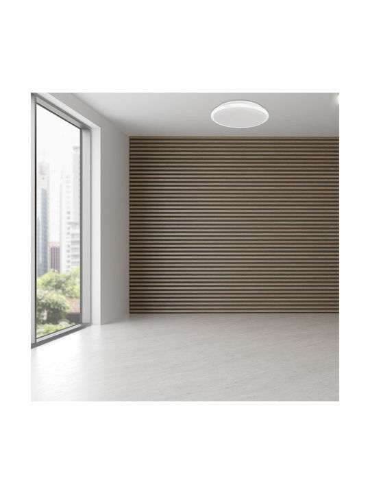 Eko Light Ceiling Mount Light Bathroom White with Integrated LED