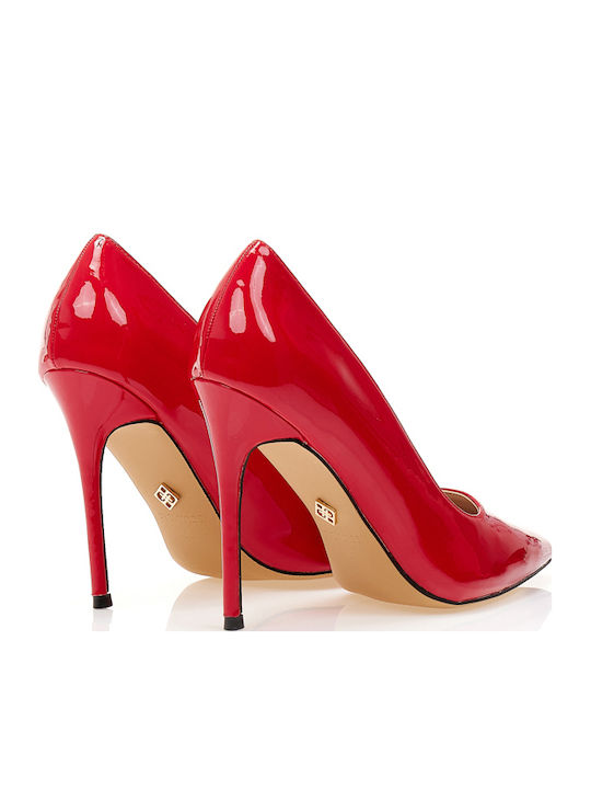 Pumps mit hohem Absatz Rot
