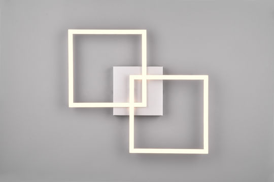 Trio Lighting TRAIL Таванна Плафониера 60 см Сива с Вграден LED