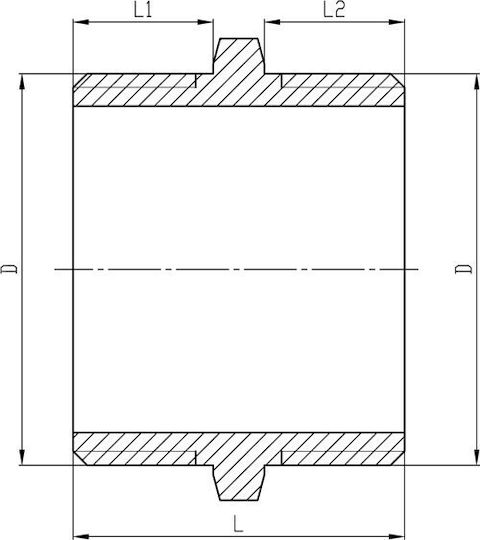 Invena Θηλυκή Σύνδεση Σωλήνα Ορειχάλκινη 1/2" H/ZM-03-015