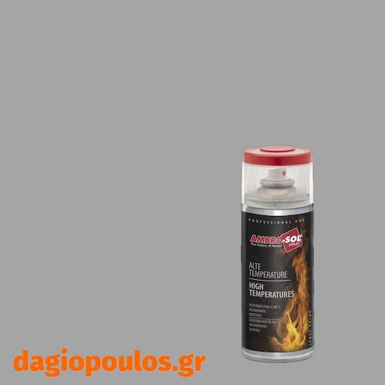Ambro-Sol Spray Vopsea High Temperatures Temperatură Înaltă gri antracit Gri 400ml