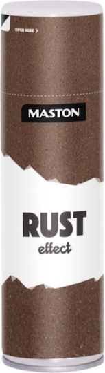 Maston Σπρέι Βαφής Rust Effect Κόκκινο 400ml