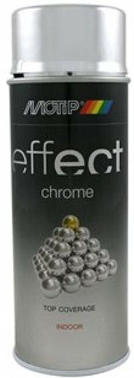 Motip Dupli Spray Vopsea Deco Effect Metallic Lacquer cu Metalic Efect Argint 400ml
