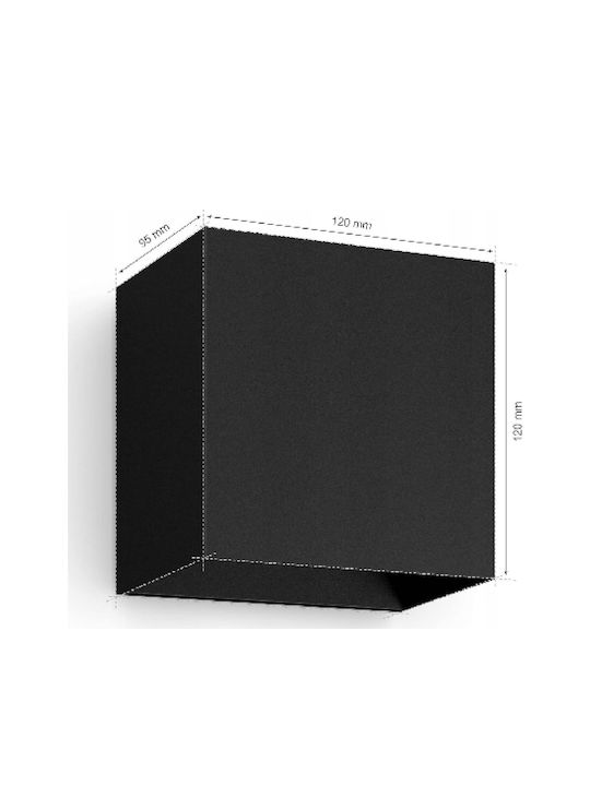 Philips Resonate Επιτοίχιο Εξωτερικό Φωτιστικό LED IP44 8W με RGBW Φως