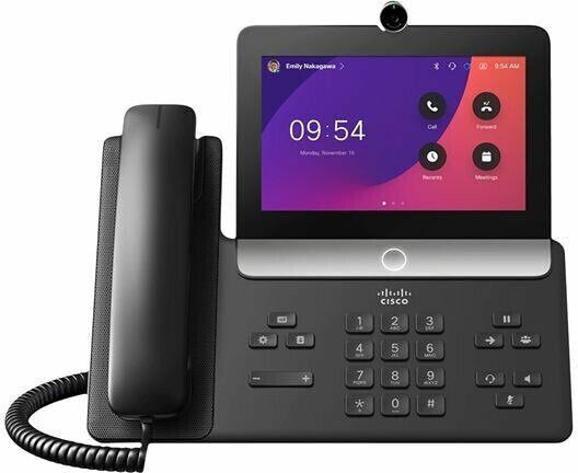 Cisco Ενσύρματο Τηλέφωνο IP Μαύρο