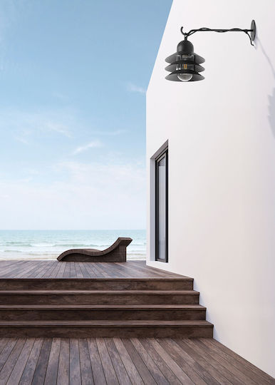 VK Lighting Wall-Mounted Outdoor Lighting with Shade Black VK Lighting Wall-Mounted Outdoor Lighting with Shade Black
