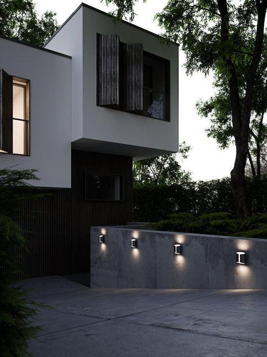 Nordlux Grip Wall-Mounted Outdoor Ceiling Light LED IP54 9W Double Beam 15x18εκ.
