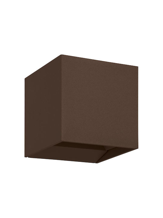 Eglo Xled Стенен Външен Плафон IP54 Двоен лъч 10x10x10εκ.
