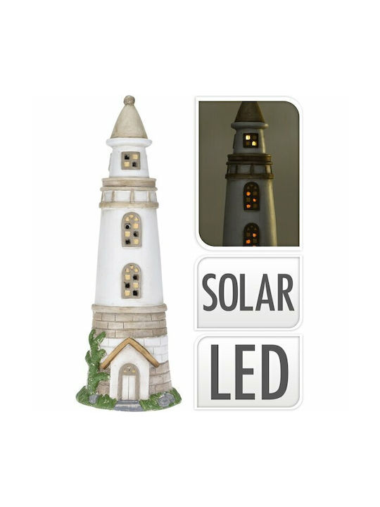 Lighthouse Lamp Solar Charging Dimensions 25x24.5x71.5cm Brown 095752010