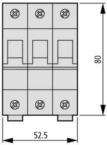 Eaton Automatic Circuit Breaker 32A Triple-pole AC 278899