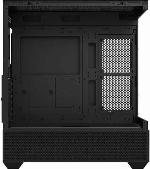 Xigmatek Alphard Геймърско Midi Tower Компютърна Кутия с Страничен Прозорец и RGB Осветление Черна