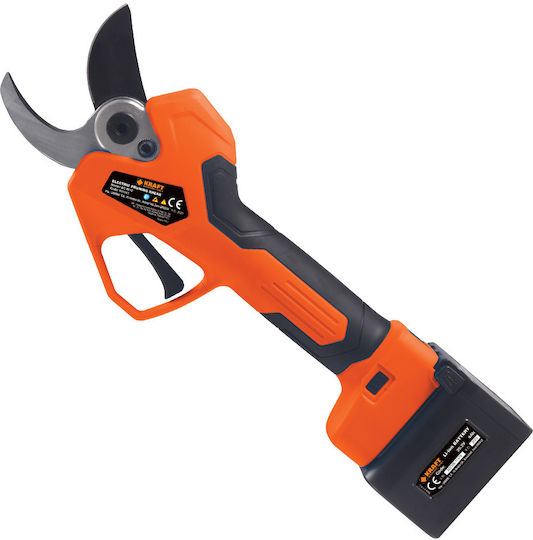 Kraft Pruning Shears Battery Brushless 25.2V 2x4Ah with Maximum Cutting Diameter 45mm in Carrying Case