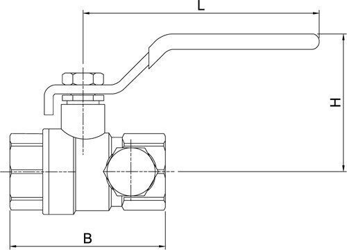 Invena Wasserhahn / Schalter 1/2" Weiblich