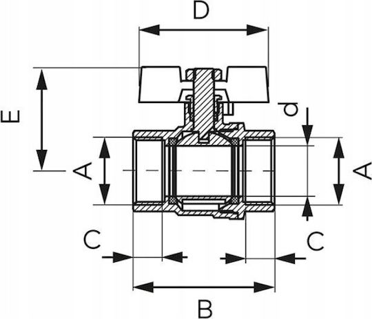 Ferro Valve / Switch 1/2"