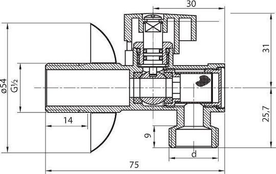 Perfexim Valve / Switch 1/2"