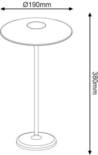 Dekorative Lampe Bronze Dekorative Lampe Bronze