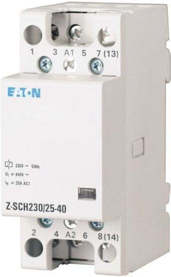 Eaton Z-SCH230/25-40 Phase Relay 40A Four-Poles with Voltage 230V