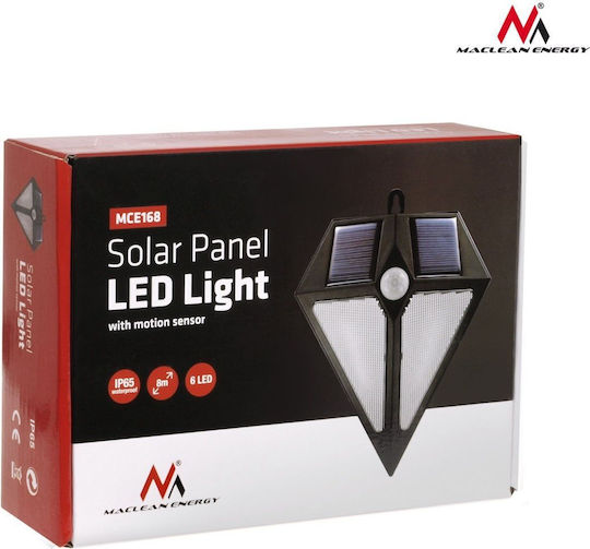 Maclean Energy Wall Mounted Solar Light with Motion Sensor IP65