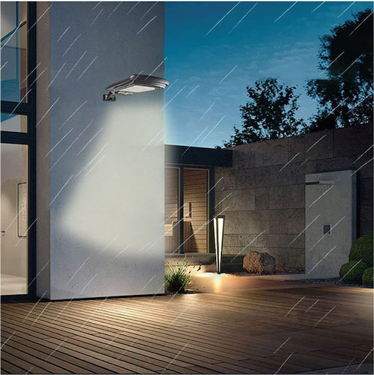 Maclean Energy Street Solar Light 4W 400lm Cold White 6500K with Motion Sensor and Remote Control IP54