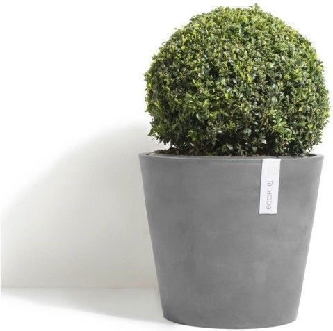 Ecopots Amsterdam Pot Plastic Charcoal 50x50x43.8cm.