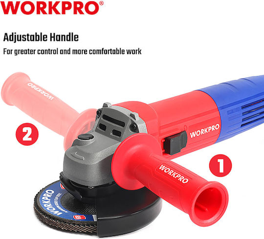 WorkPro Τροχός 115mm Ρεύματος 1200W