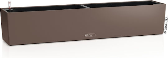 Lechuza Balconera Selbstbewässernd Blumenkasten Kunststoff Reddish Brown 100x19x19cm.
