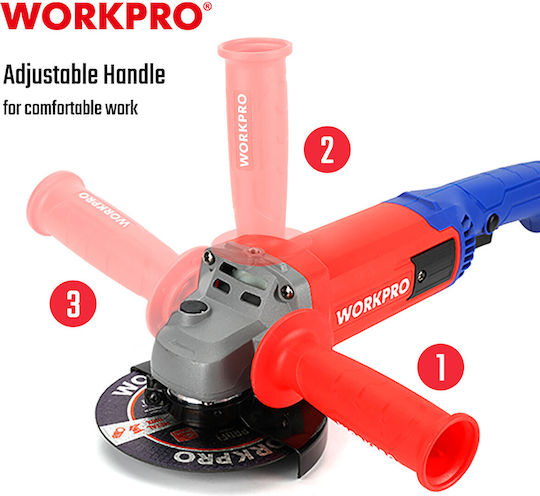 WorkPro Polizor unghiular 125mm Electrică 1300W
