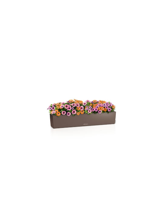 Lechuza Balconera Self-watering Planter Box Plastic Reddish Brown 100x19x19cm.