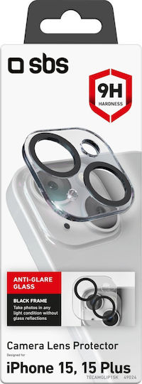 SBS Camera Protection Tempered Glass for the iPhone 15 / 15 Plus