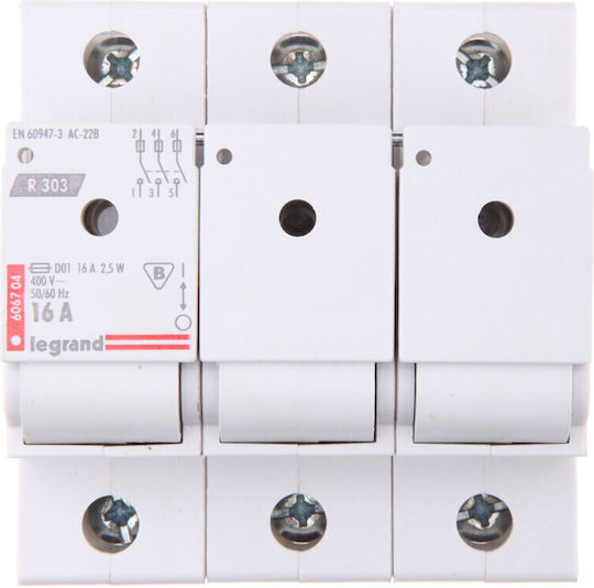 Legrand 3-Poles Panel Push Switch 400V 16A