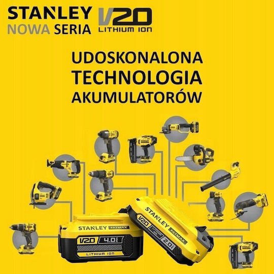 Stanley Φυσητήρας Χειρός 18V με 1 Μπαταρία 4Ah