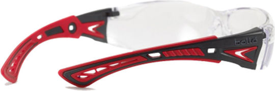 Bolle Rush Clear Γυαλιά Εργασίας για Προστασία με Διάφανους Φακούς