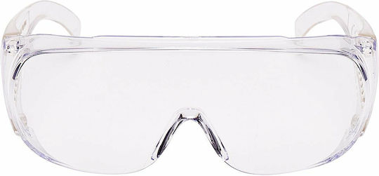 3M Visitor 71448 Safety Glasses for Protection with Transparent Lenses 1pcs