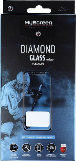 MyScreenPROTECTOR Diamond Glass Edge Full Glue Full Face Tempered Glass Μαύρο (Oppo Reno8)