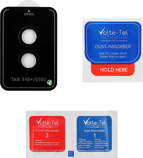 Volte-Tel Glass Cover Προστασία Κάμερας Tempered Glass Μαύρο για το SAMSUNG TAB S10 PLUS, S10 ULTRA