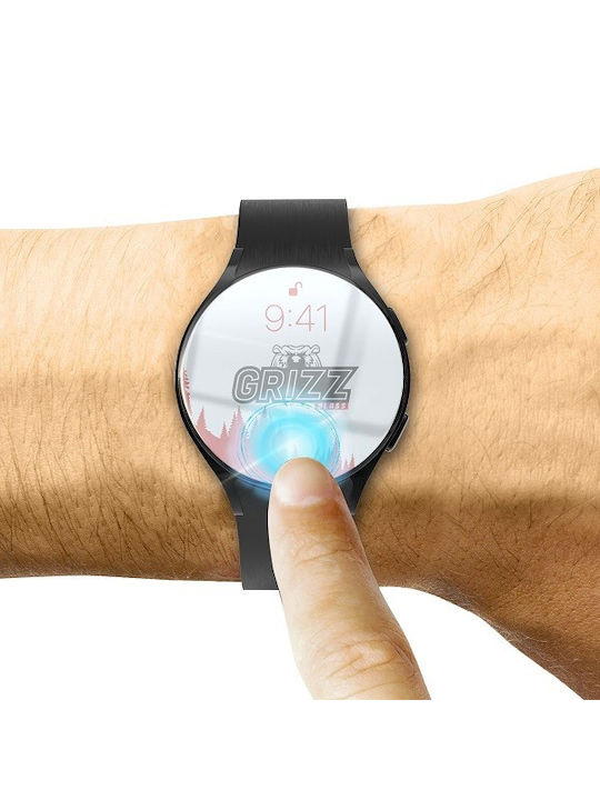 GrizzGlass Hybridglass Displayschutzfolie für das Galaxy Watch6 Classic 43mm 1Stück