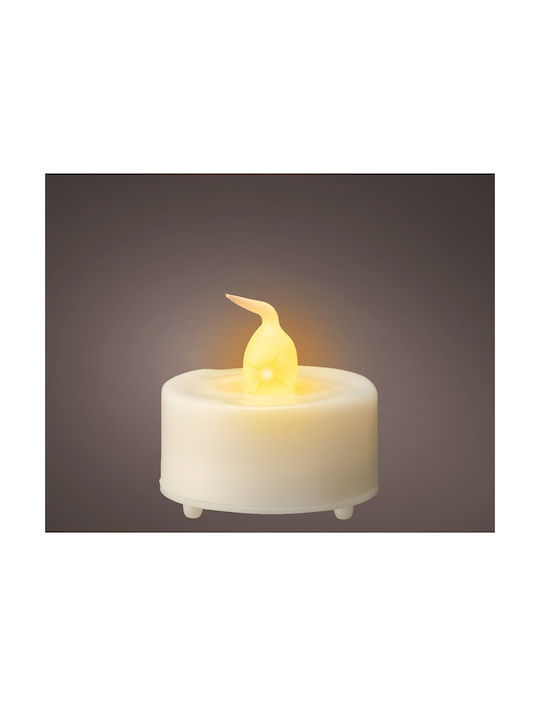 Kaemingk Dekorative Lampe Teelicht Weiß 4Stück