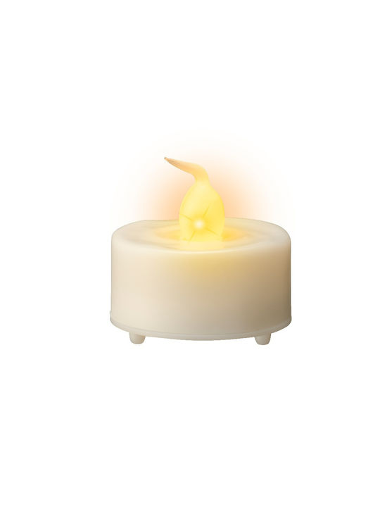 Kaemingk Dekorative Lampe Teelicht Weiß 4Stück