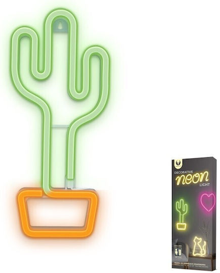 Forever Light Neon Διακοσμητικό Φωτιστικό LED Κάκτος
