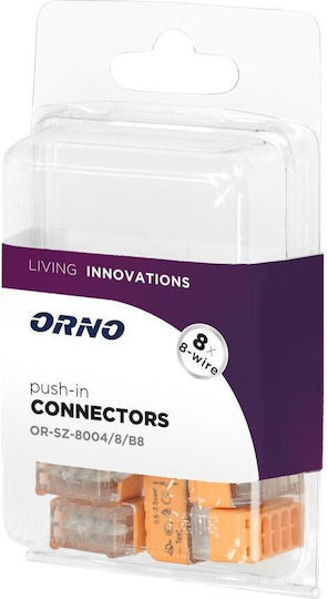 Orno Съединител 8бр OR-SZ-8004/8/B8