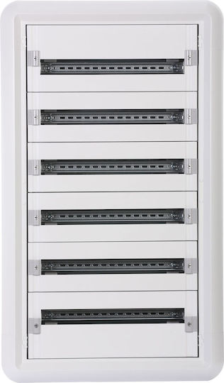 Legrand Elektrischer Sicherungskasten Wandmontage, 6 Reihen, 24 Elemente