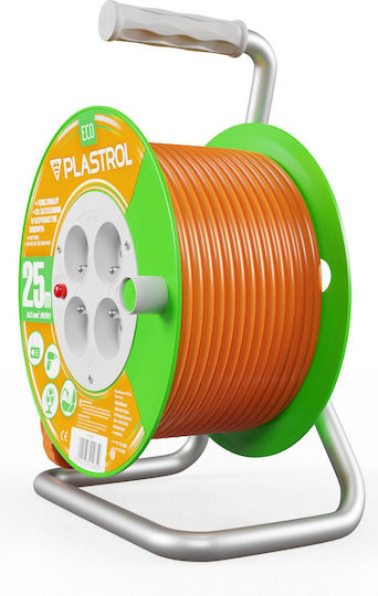 Plastrol Waterproof Extension Cable Cord 3 x 1.5mm²/25m Orange